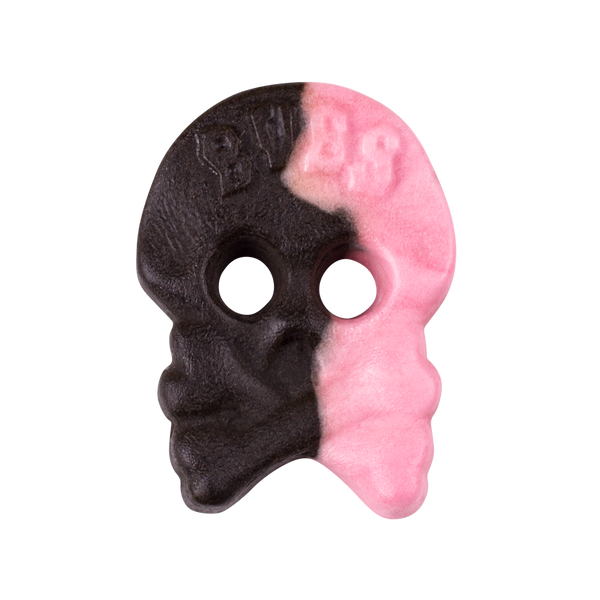 Bubs Raspberry & Licorice Skulls