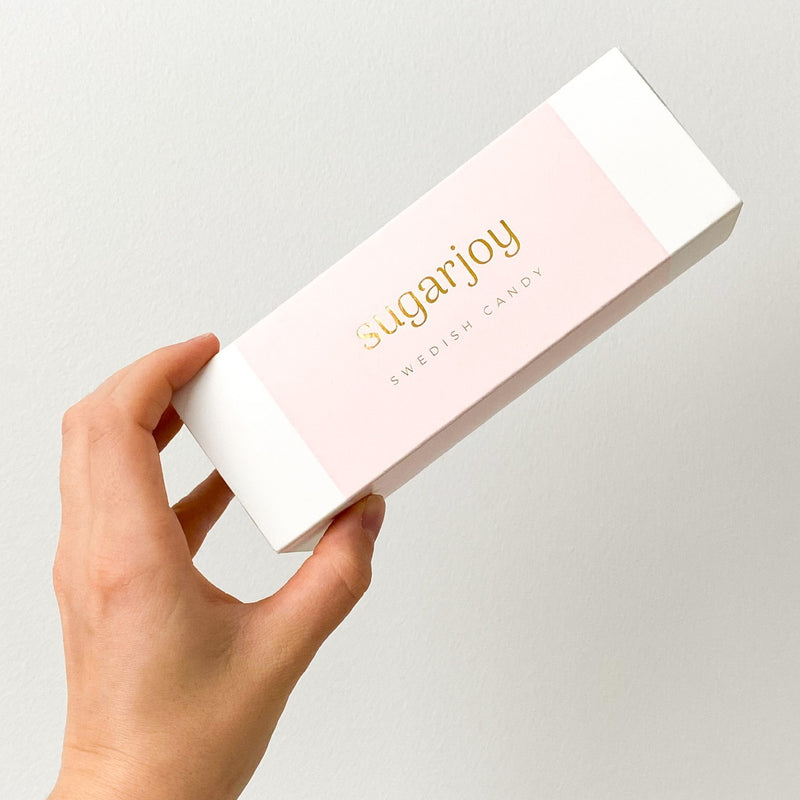 Pack of 12 Pink Vegan Candy Box Duos