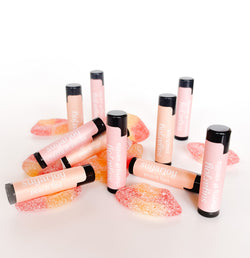 Peach Lips and Cherry & Vanilla Lip Balm