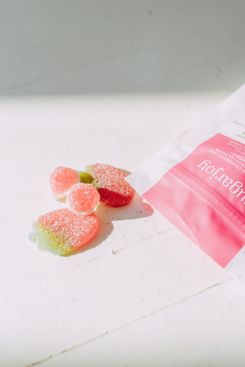 Sugar Coated Strawberry and Strawberry Vanilla Drops Mix