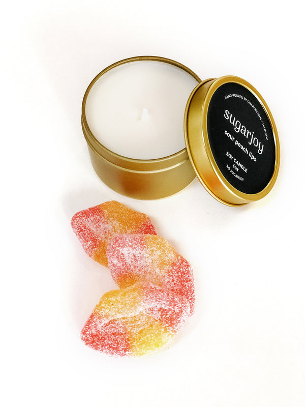 Sour Peach Lips and Sour Watermelon Candles